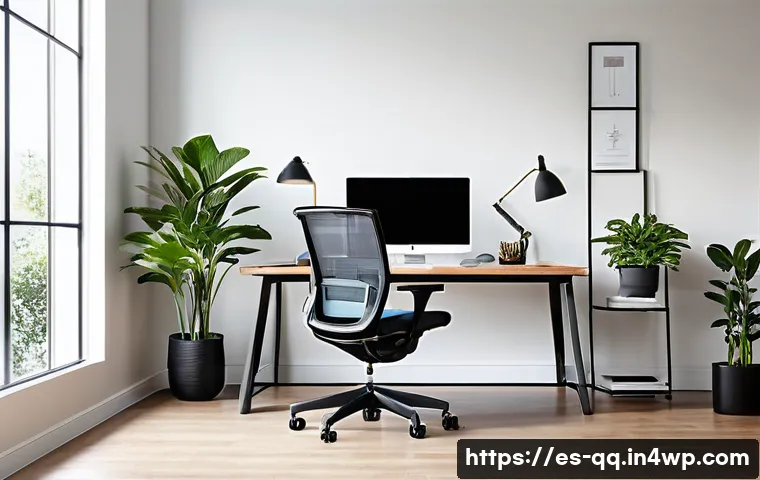하이브리드 근무를 위한 워크스페이스 디자인 - **Ergonomic Productivity Hub with Natural Light:**
    "A bright, modern home office space, meticulo...